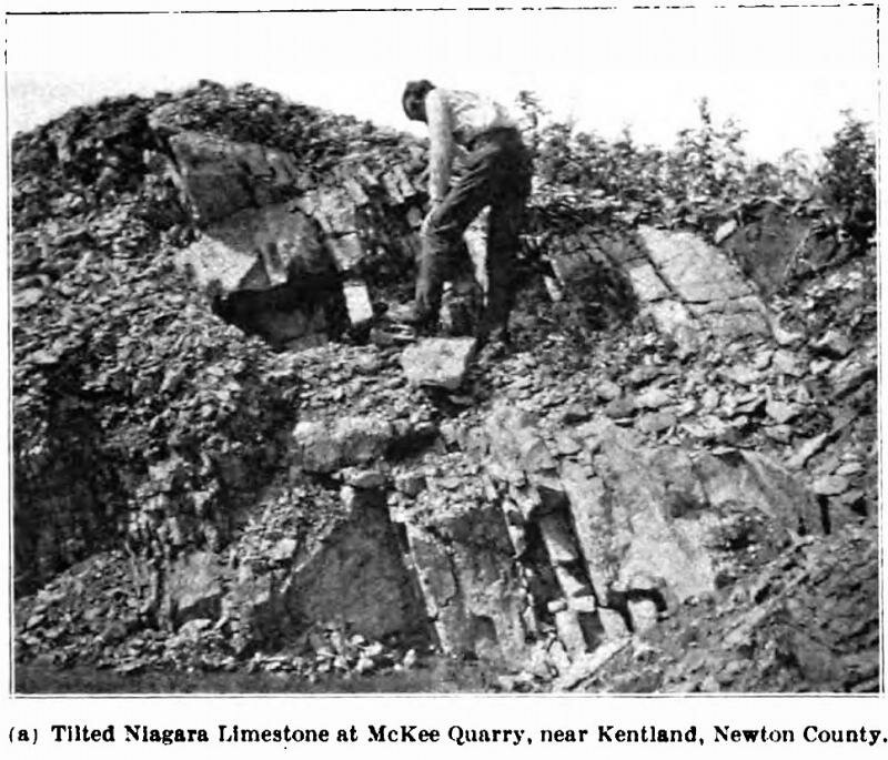 Kentland Impact Crater 1903 photograph
