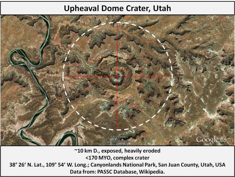 Upheaval Dome Impact Crater, Utah
